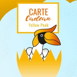 carte cadeau yellow peak d'un montant personnalisé à offrir à vos proches