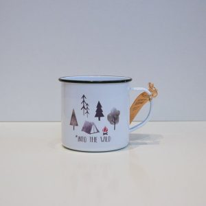 mug tasse original vintage métal motif camping sauvage yellow peak torréfacteur de cafés de spécialité