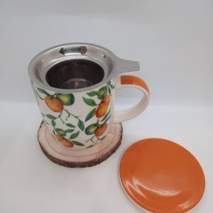 mug tisanière avec filtre inox
