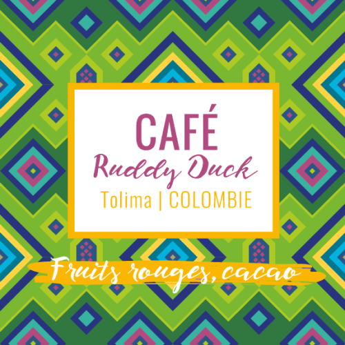 café Ruddy Duck tolima colombie yellow peak torrefacteur pau cafe de specialite