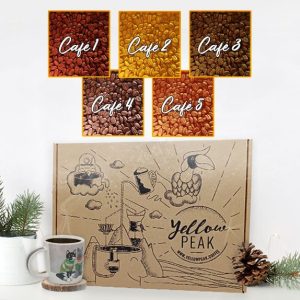 coffret cadeau decouverte 5 sachets de café de spécialité partmi notre gamme du moment