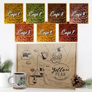 coffret cadeau decouverte 7 sachets de café de spécialité partmi notre gamme du moment