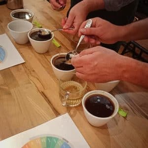 atelier cupping cours de degustation de cafe